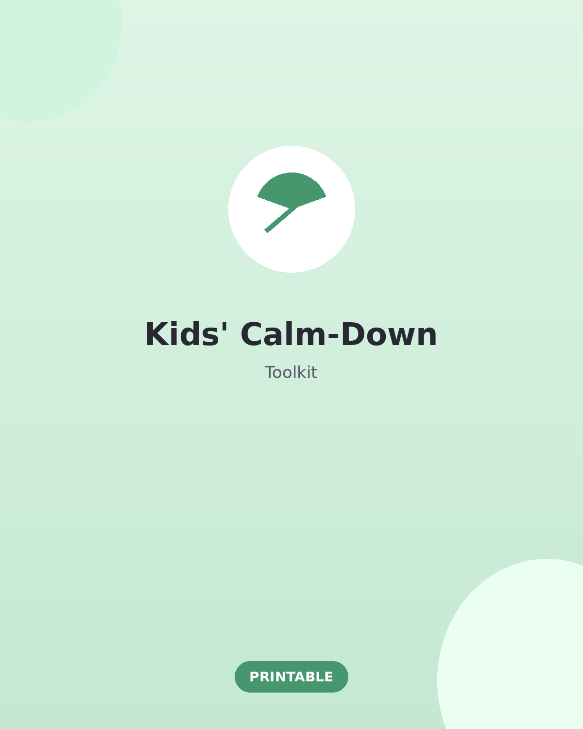 Kids' Calm-Down Toolkit